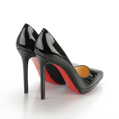 Christian Louboutin Patent Pigalle Plato 120 Pumps 39.5 Black 4 of 6