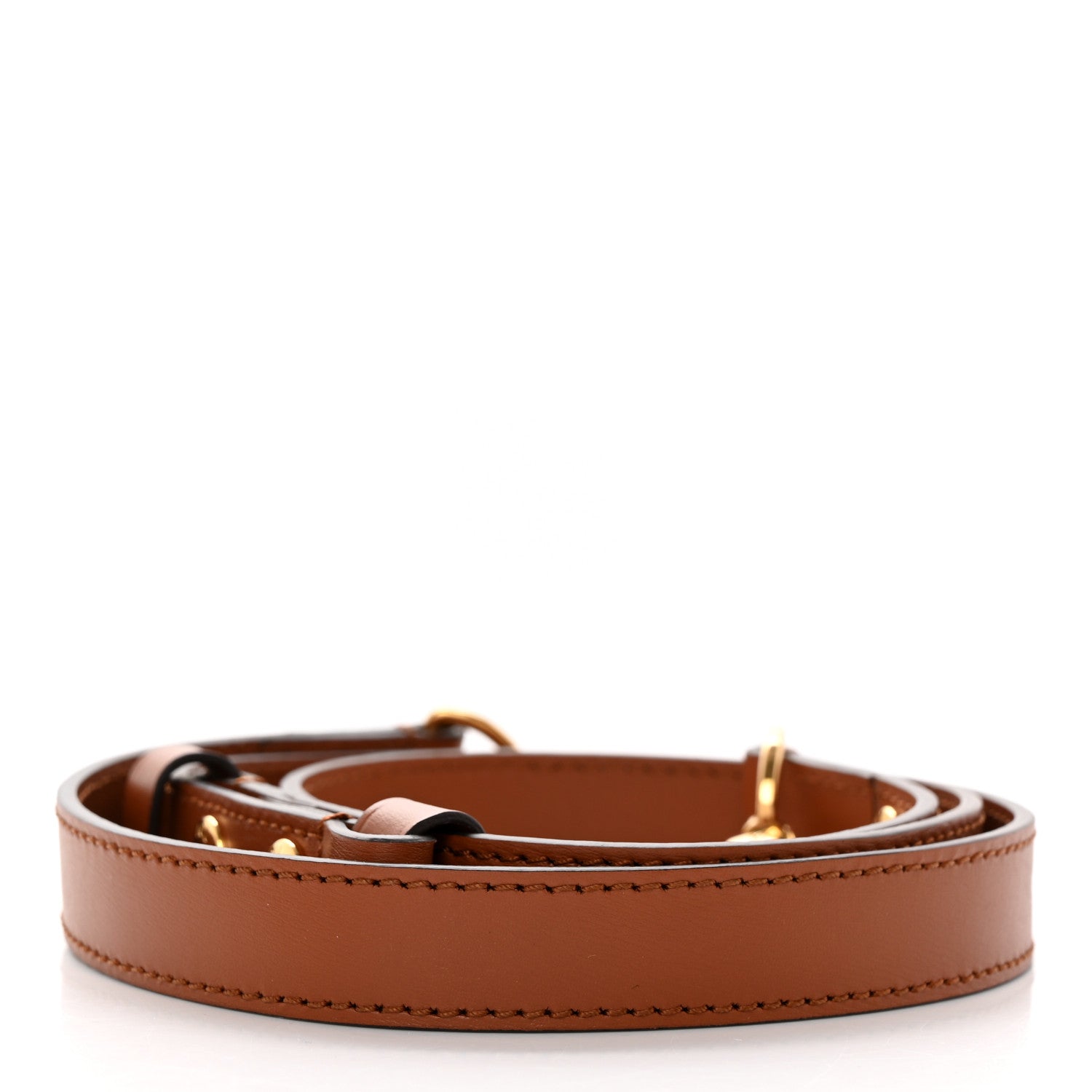 Louis Vuitton lv brown calfskin strap 2 of 6