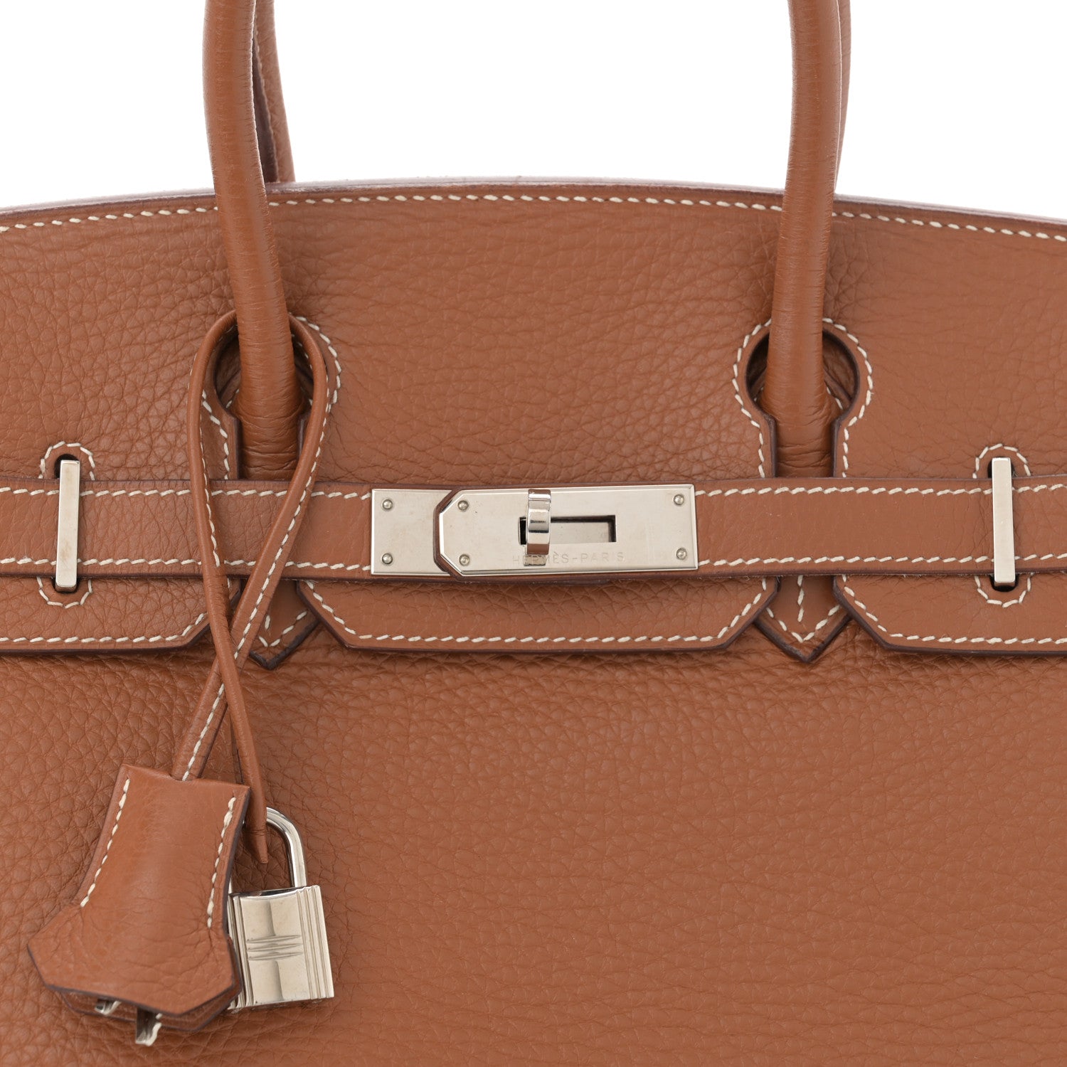 Hermes Taurillon Clemence Birkin 30 Gold 8 of 14