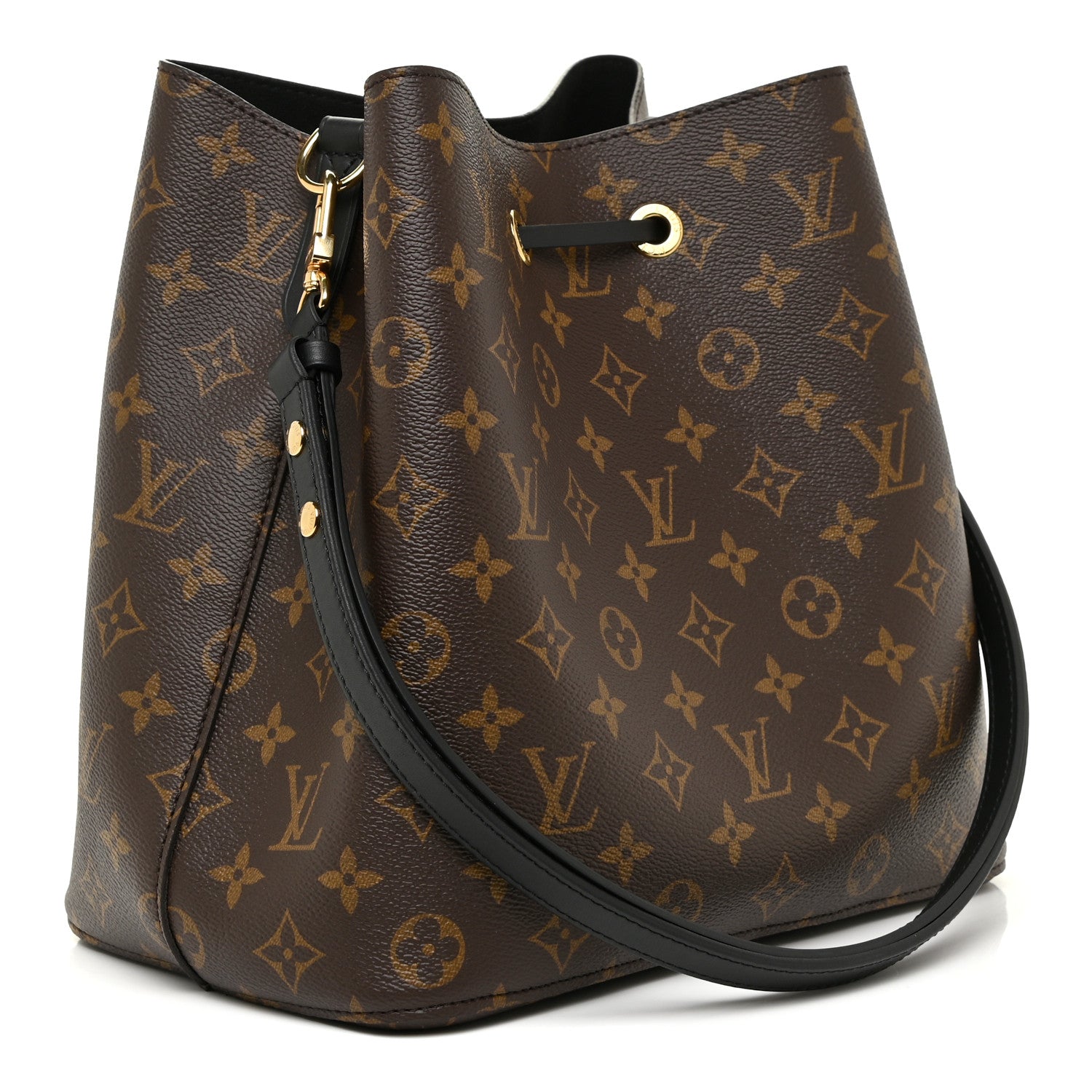 Louis Vuitton Monogram Neonoe MM Black 3 of 9