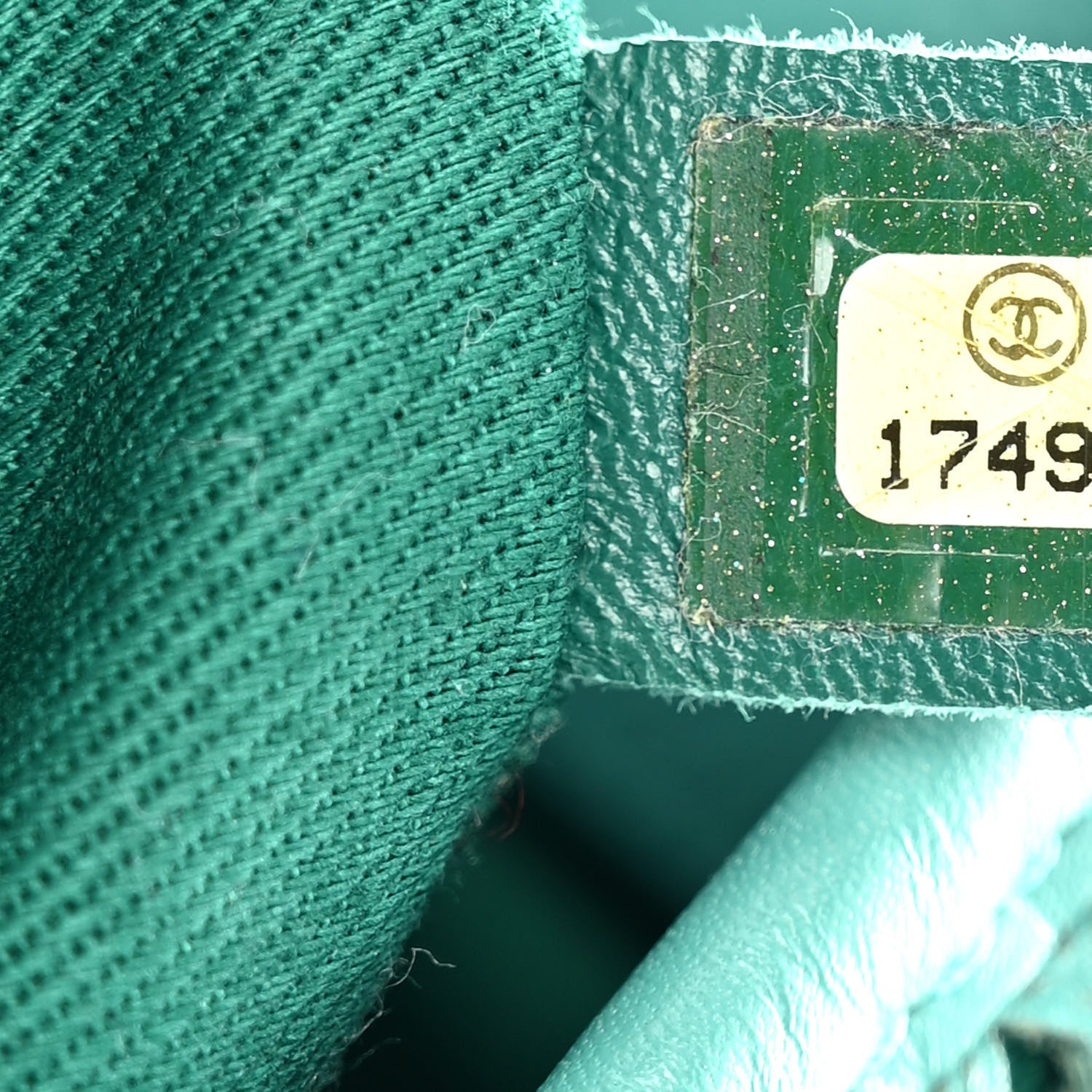 Chanel Calfskin Perforated Up In The Air North South Tote Green 7 of 11