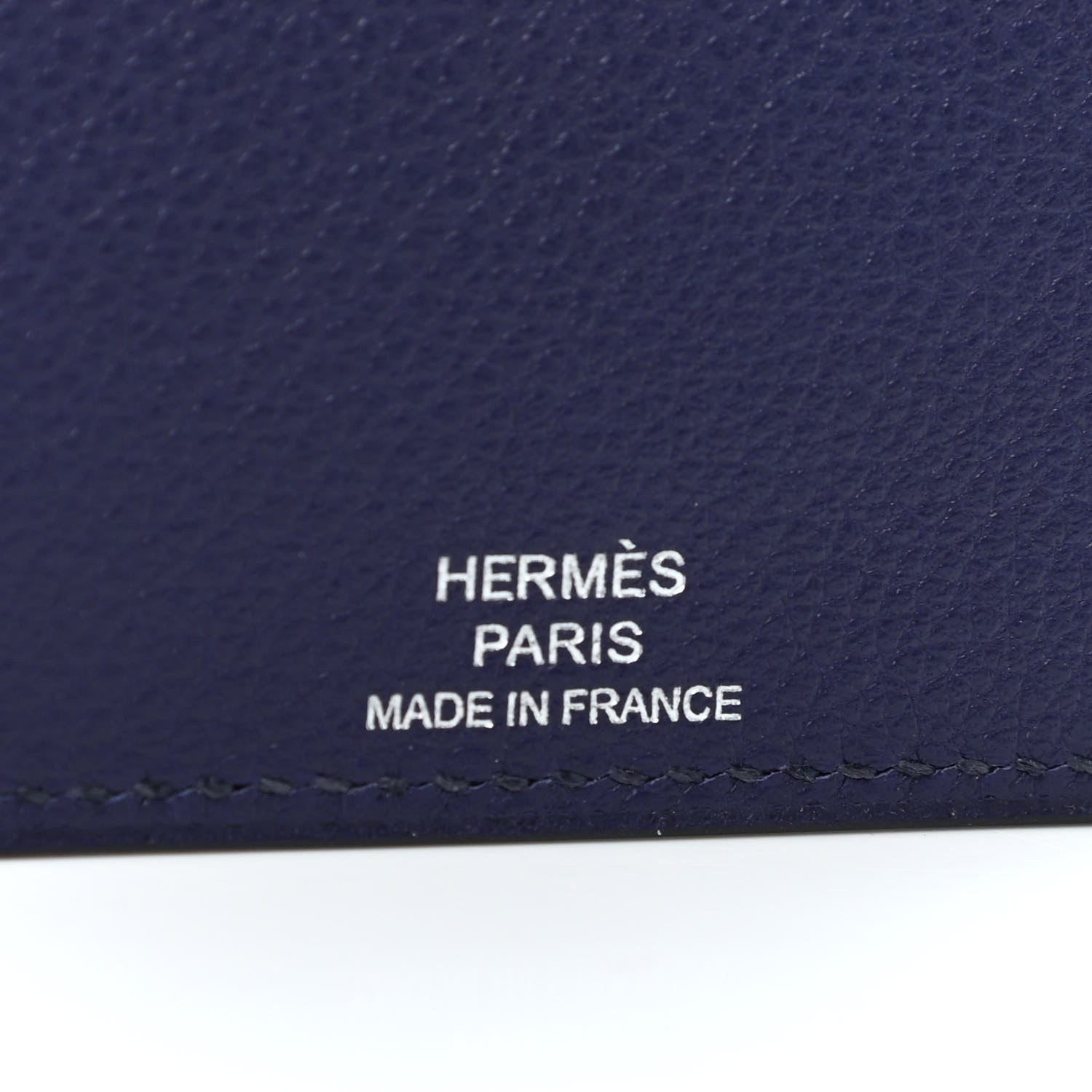 Hermes Epsom Evercalf Evercolor Sombrero Les Petits Chevaux Card Holder Bleu Encre Indigo Bleu Royal Bleu Obscur 4 of 4