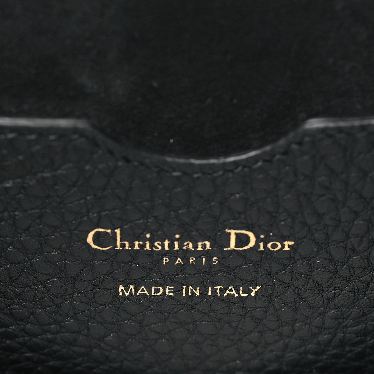 Christian Dior Grained Calfskin Large Bobby Flap Black 7 of 10