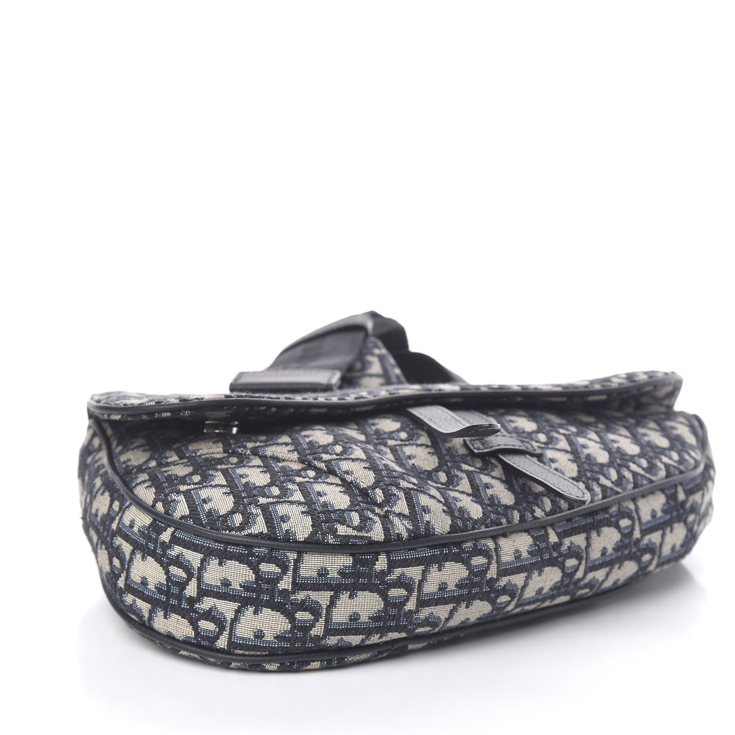 Oblique Mens Saddle Bag Blue