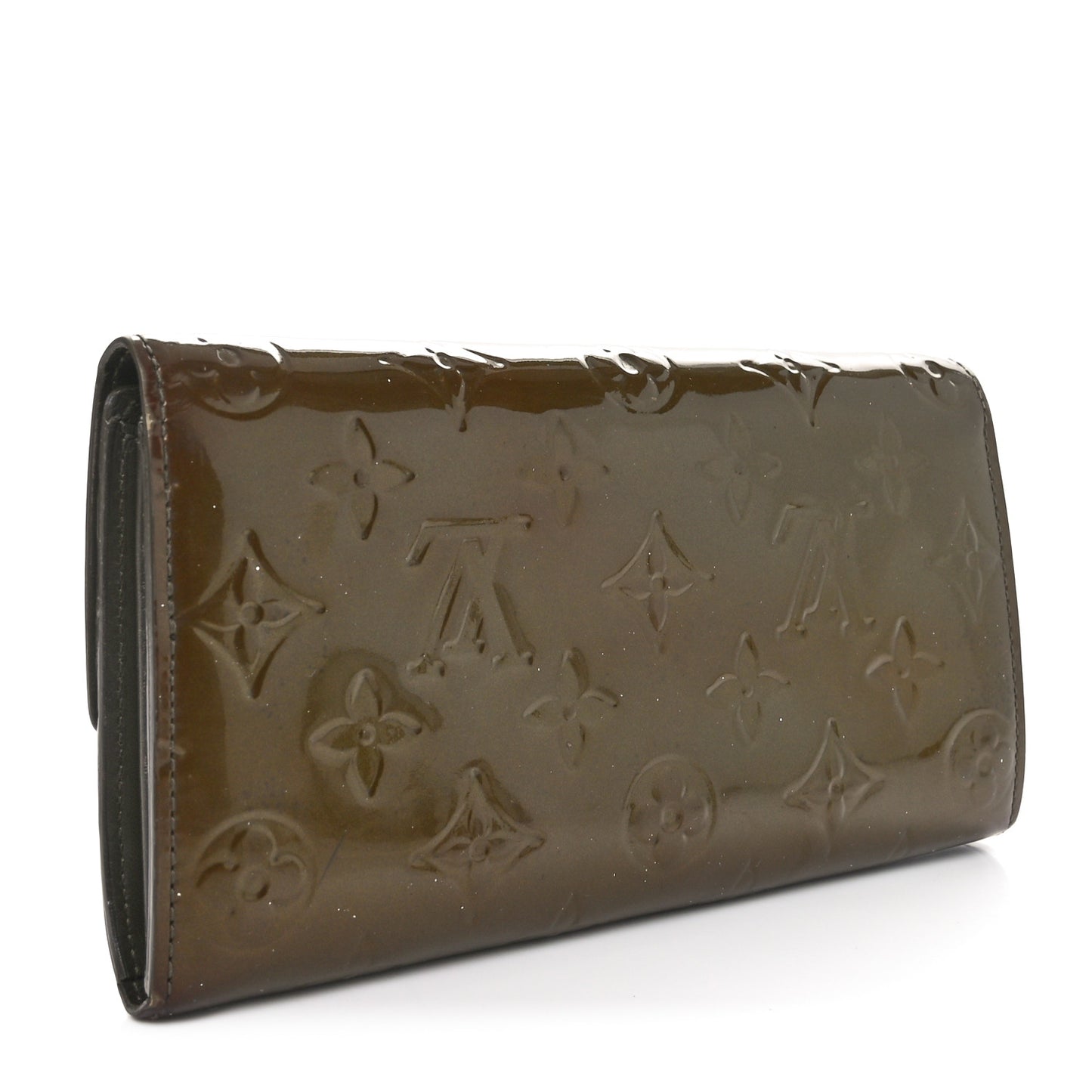 Vernis Sarah Wallet Vert Bronze
