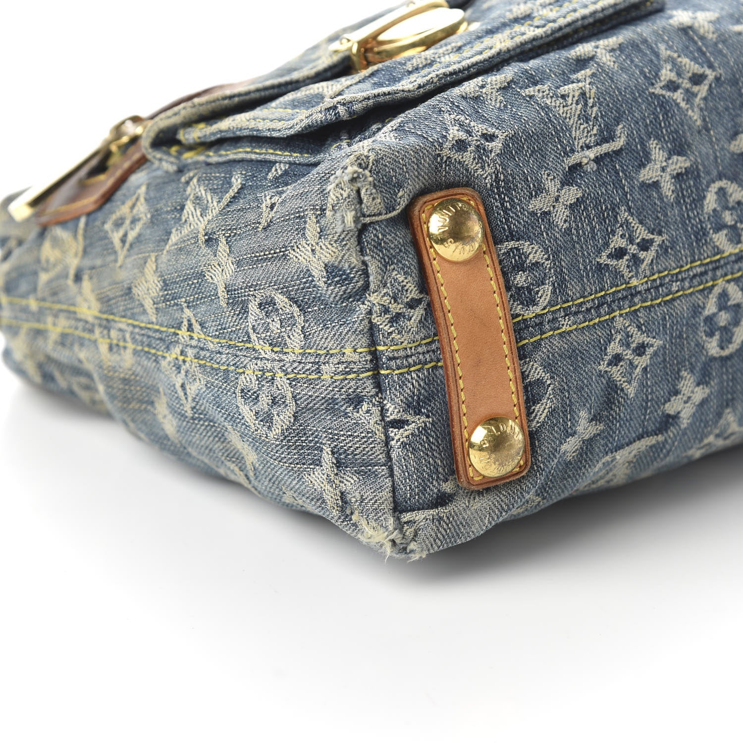 Louis Vuitton Monogram Denim Baggy PM Blue 6 of 11