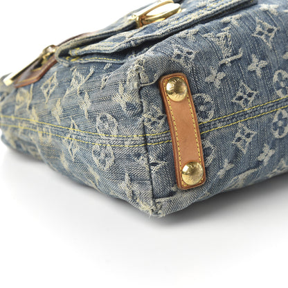 Louis Vuitton Monogram Denim Baggy PM Blue 6 of 11