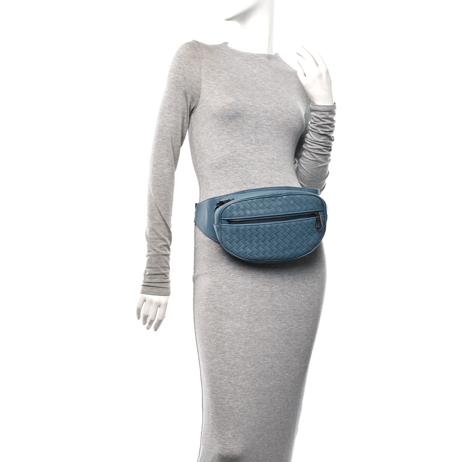 Bottega Veneta Nappa Intrecciato Belt Bag Linoleum 2 of 9