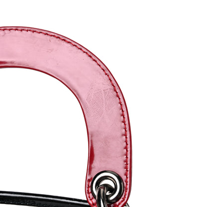 Christian Dior PVC Lady Dior Black Red 23 of 24