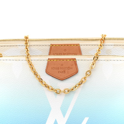 Louis Vuitton LOUIS VUITTON Monogram Giant By The Pool Multi Pochette Accessories Blue 8 of 14