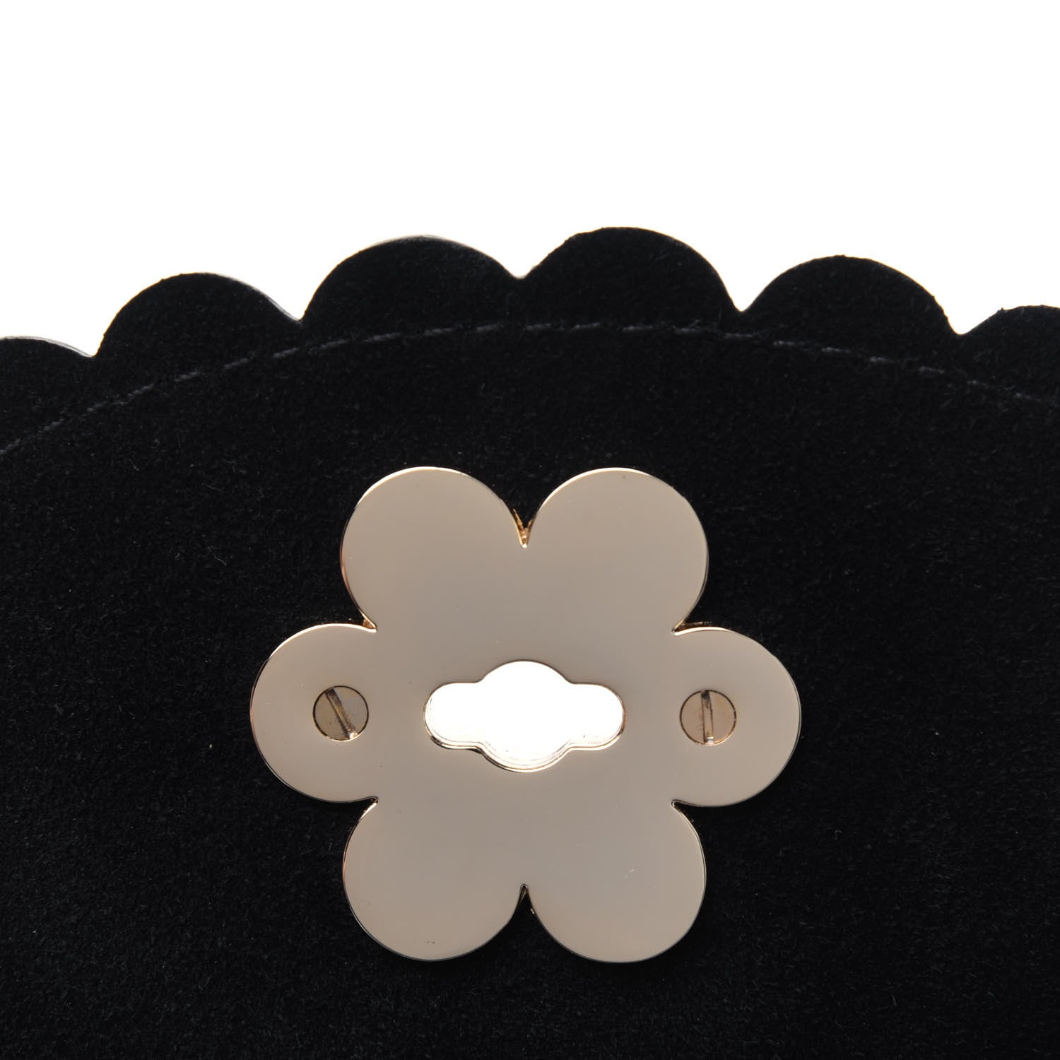 Mulberry Smooth Calfskin Mini Cecily Flower Lock Crossbody Bag Black 11 of 15