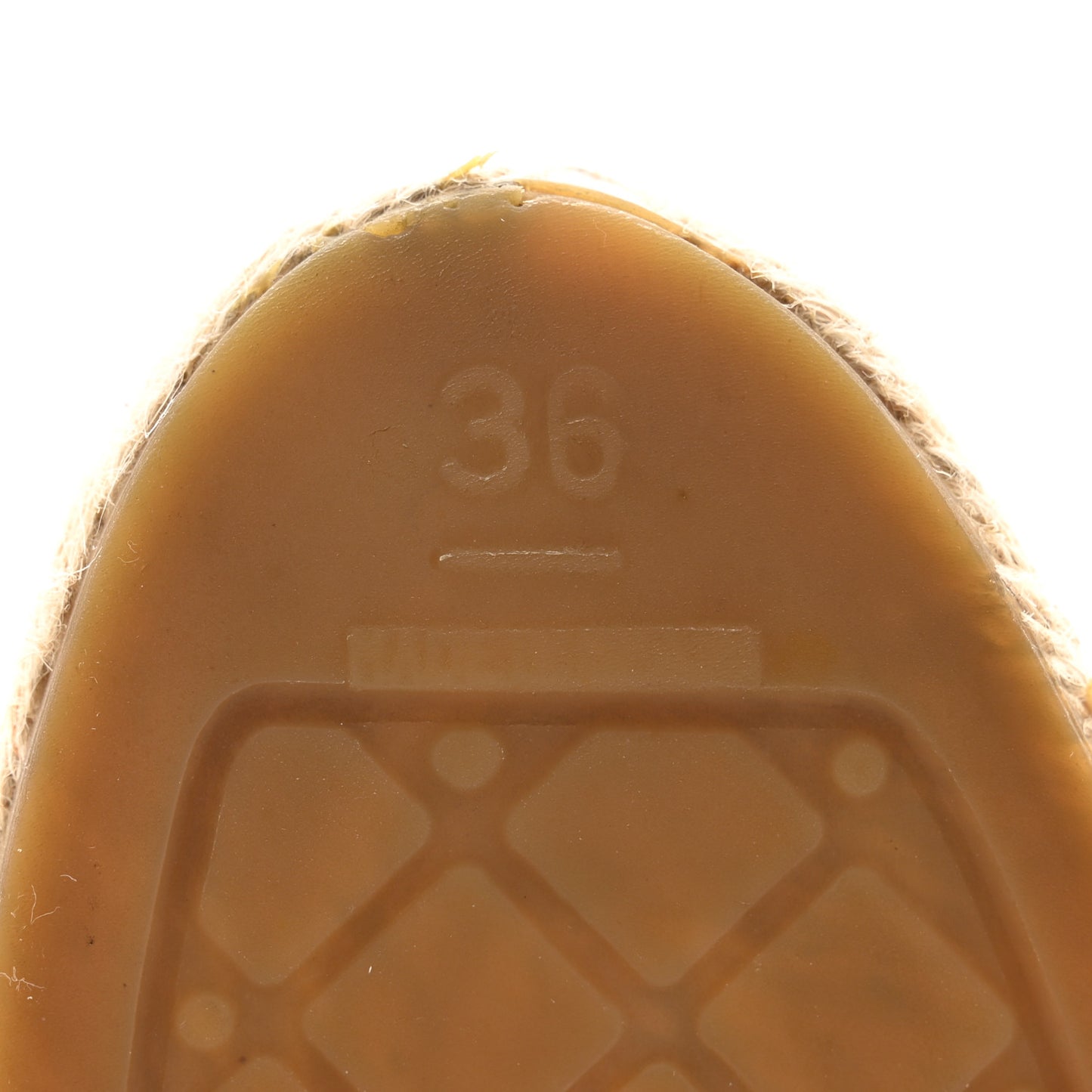 Mesh Grosgrain CC Espadrilles 36 Pink