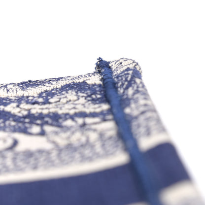 Christian Dior Canvas Embroidered Medium Dioriviera Toile De Jouy Book Tote Blue 12 of 12