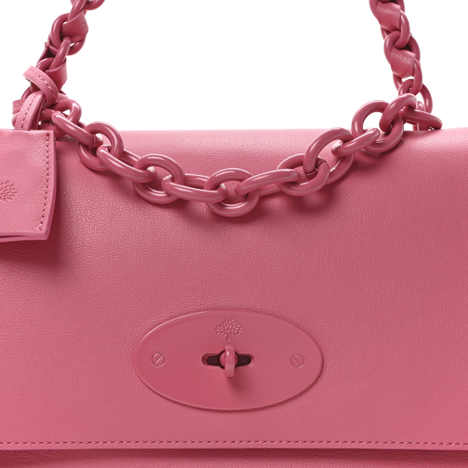 Mulberry Classic Grain Medium Lily Flap Geranium Pink 7 of 9