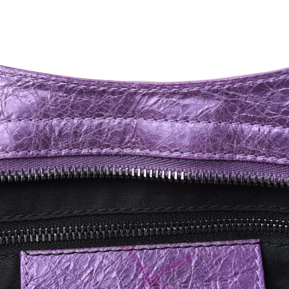 Balenciaga Agneau Classic Hardware City Metallic Purple 8 of 18
