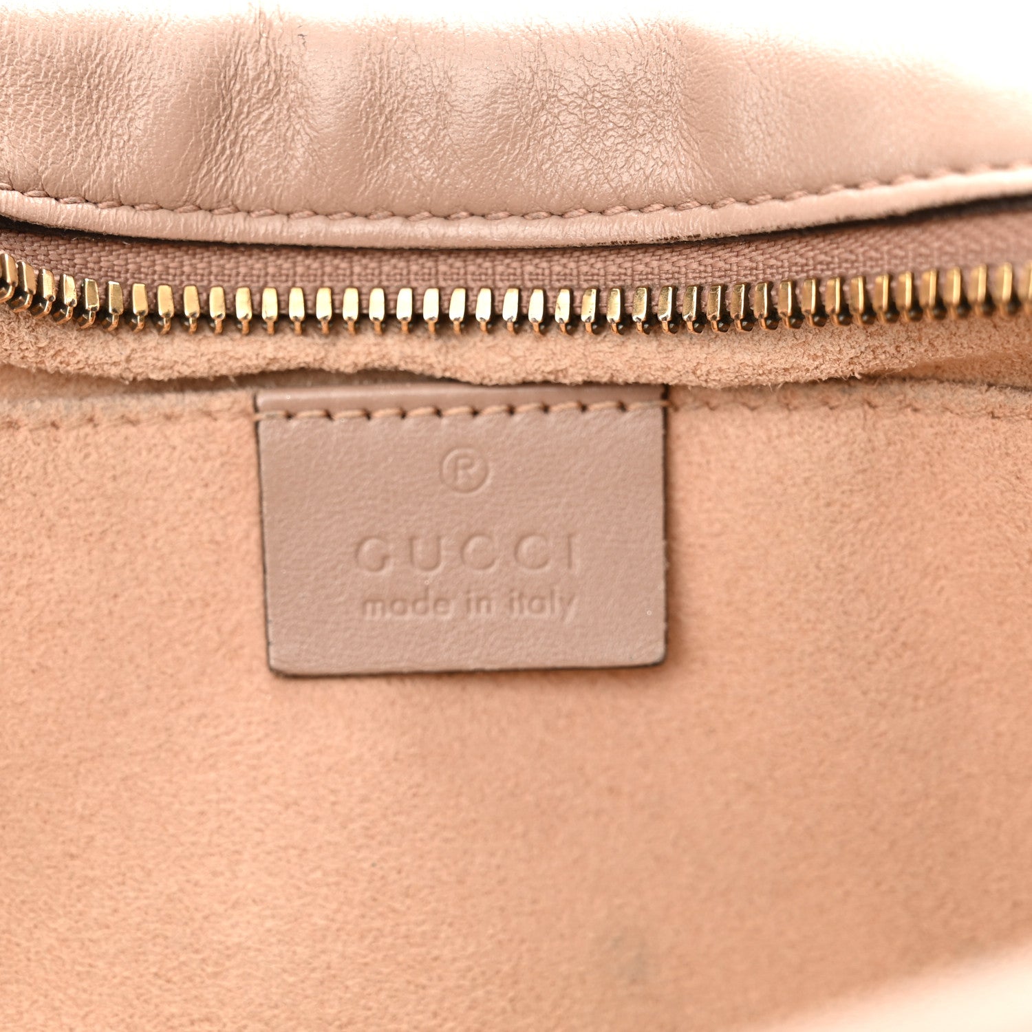 Gucci Calfskin Matelasse Small GG Marmont Chain Shoulder Bag Porcelain Rose 6 of 12