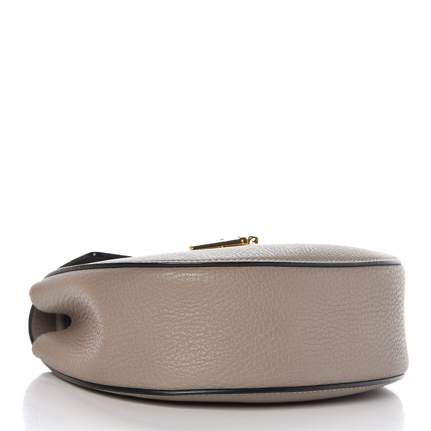 Grained Lambskin Mini Drew Shoulder Bag Motty Grey