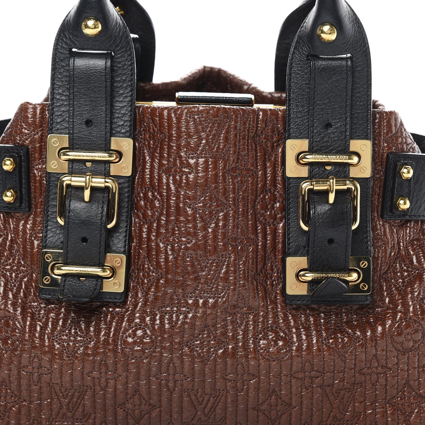 Monogram Motard Biker Marron