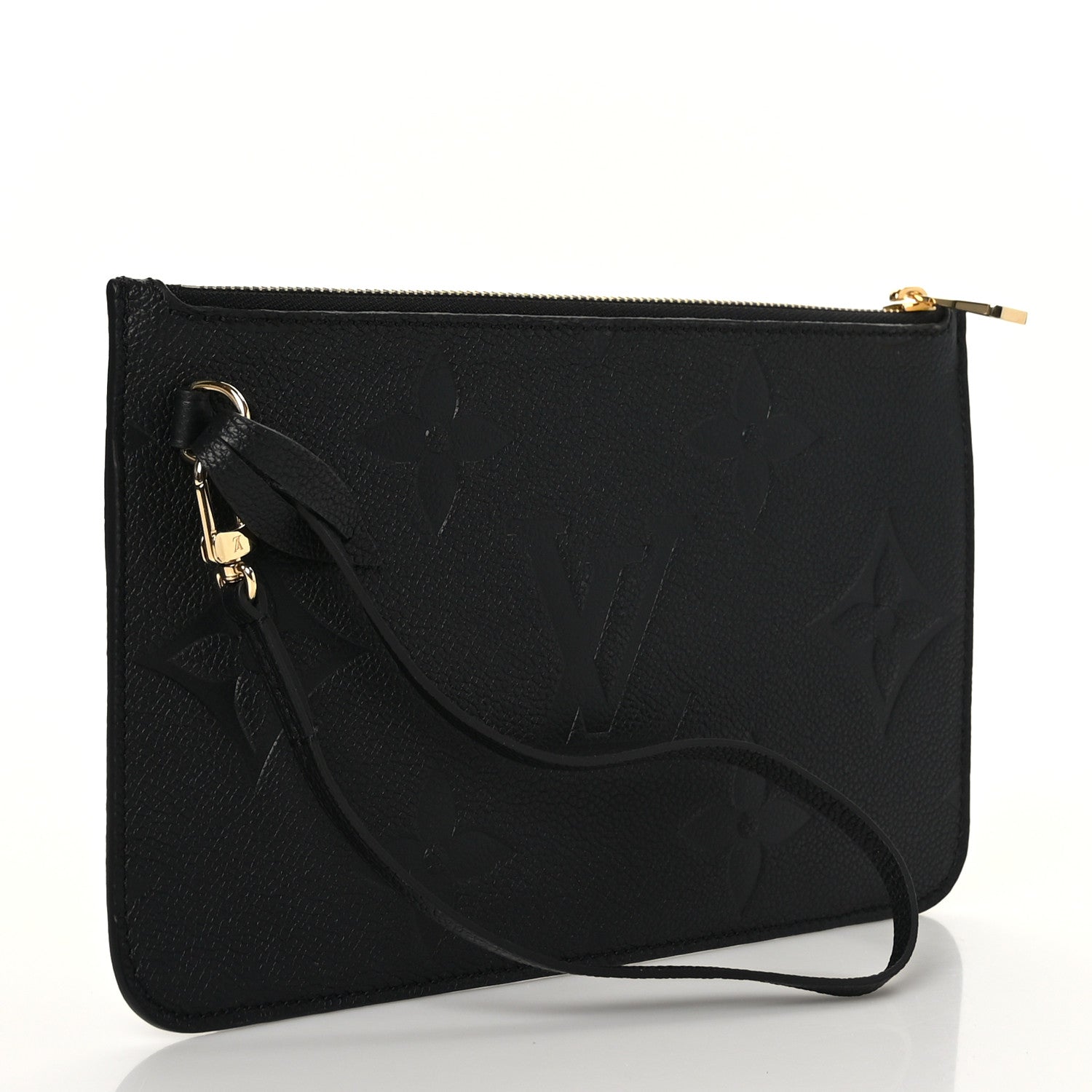 Louis Vuitton Empreinte Monogram Giant Neverfull MM Pochette Black 3 of 7
