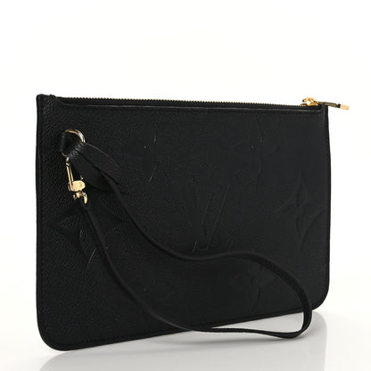 Louis Vuitton Empreinte Monogram Giant Neverfull MM Pochette Black 3 of 7