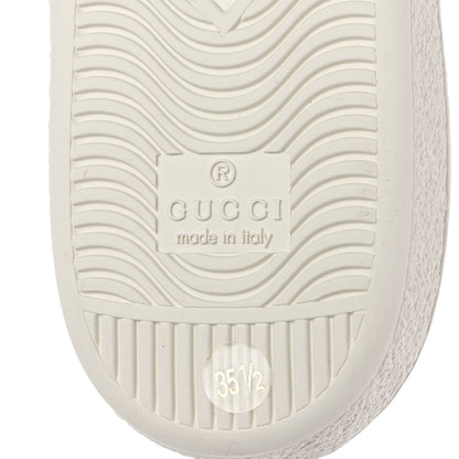Gucci X DISNEY Calfskin Miro Soft Web Donald Duck Womens Ace Sneakers 35.5 White New Shamarock 8 of 9