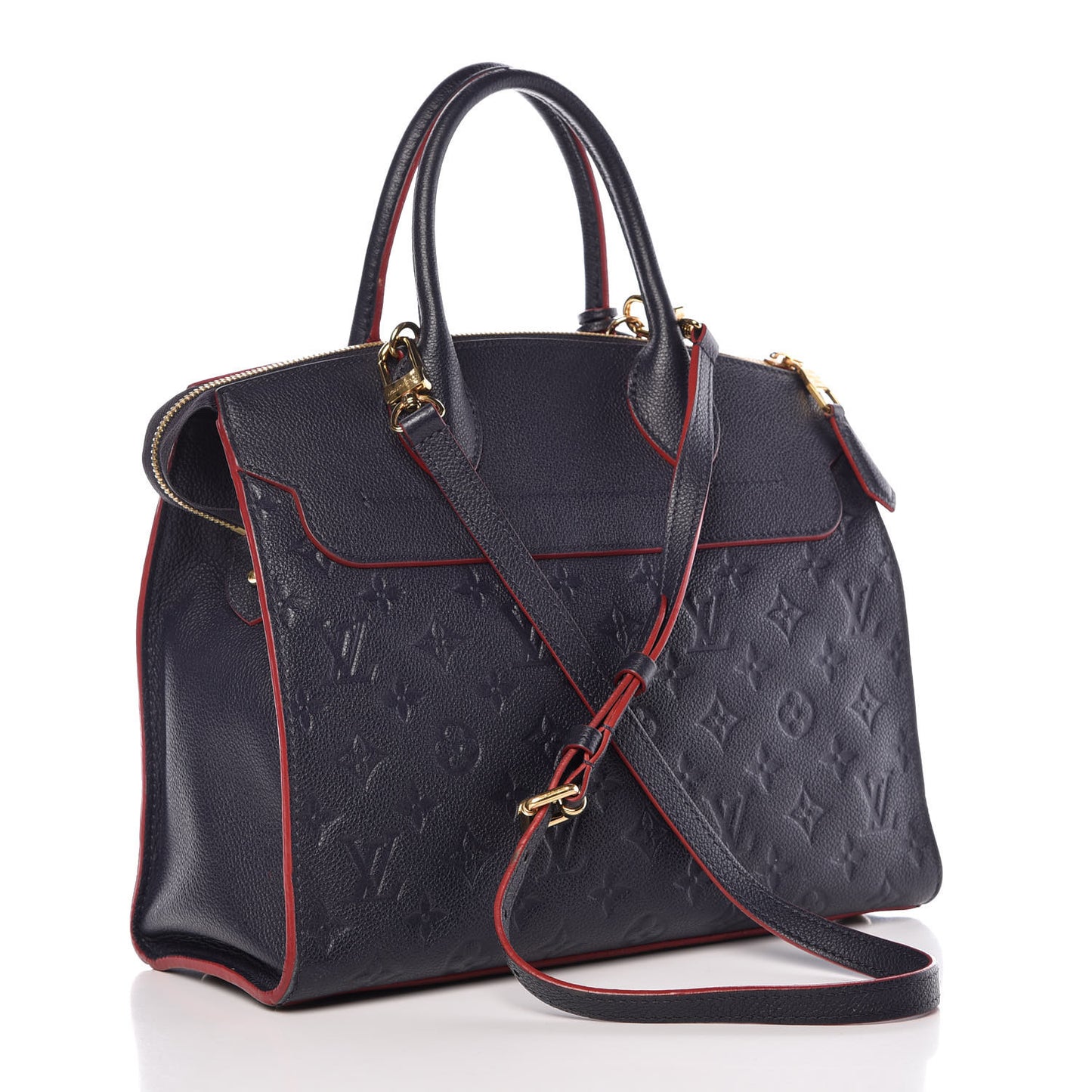 Empreinte Pont Neuf MM Marine Rouge