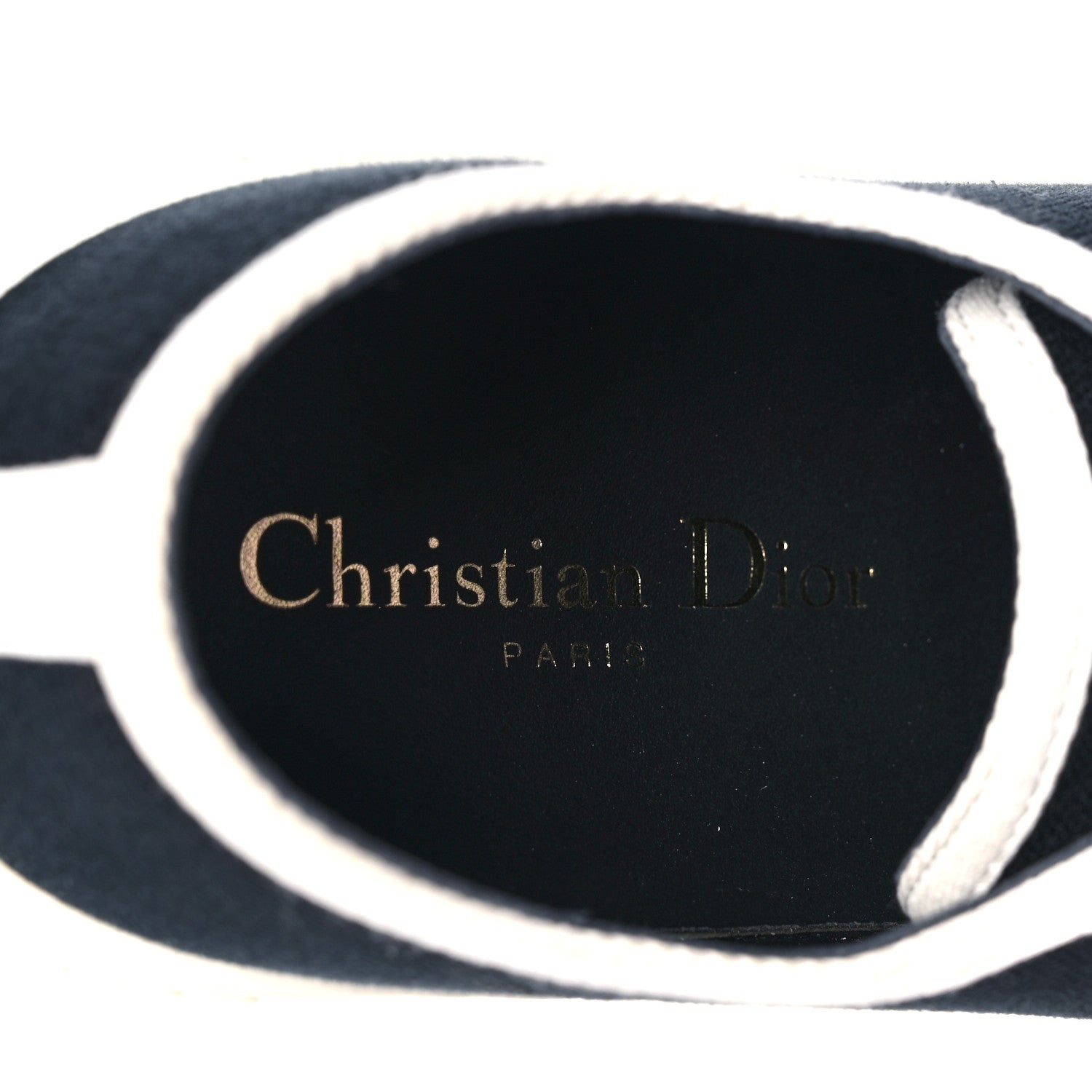 Christian Dior Canvas Walk'N'Dior Low Top Sneakers 38 Black 8 of 9