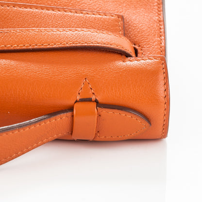 Hermes Swift Kelly Pochette Clutch Orange 13 of 20