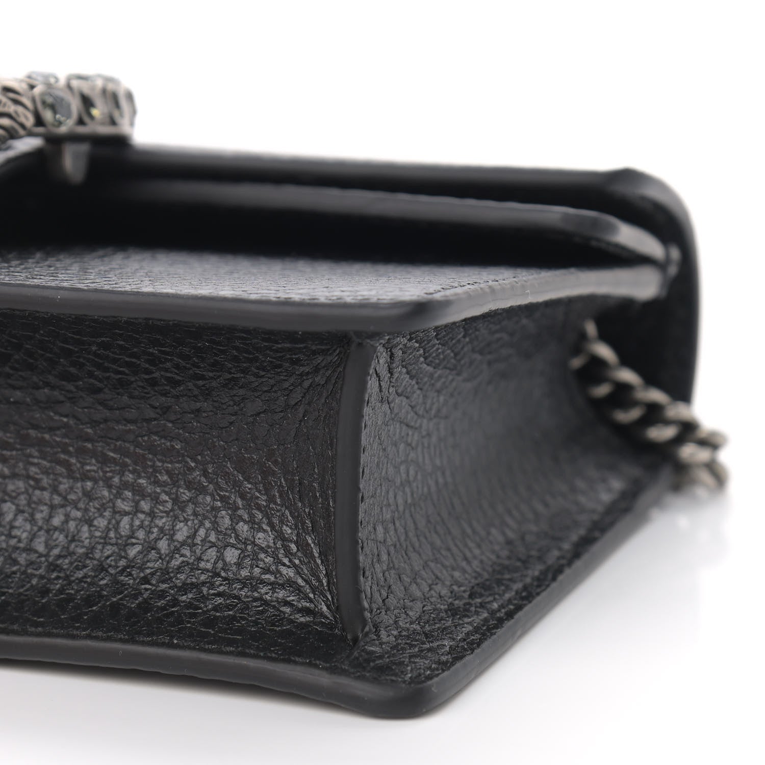 Gucci Calfskin Super Mini Dionysus Shoulder Bag Black 8 of 8