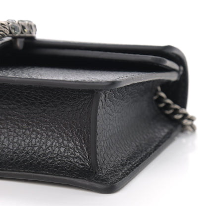 Gucci Calfskin Super Mini Dionysus Shoulder Bag Black 8 of 8