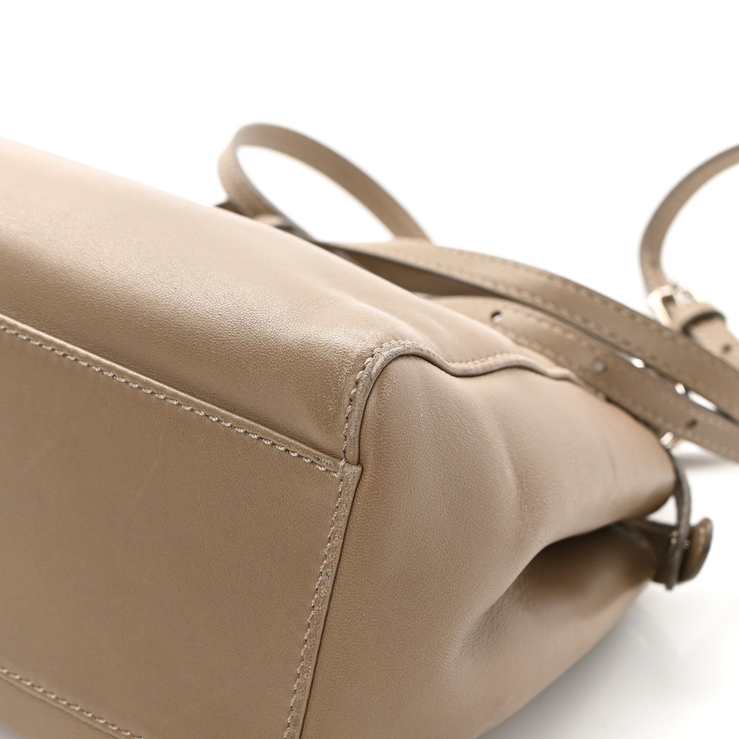 Nappa Mini Peekaboo Iconic Satchel Tortora
