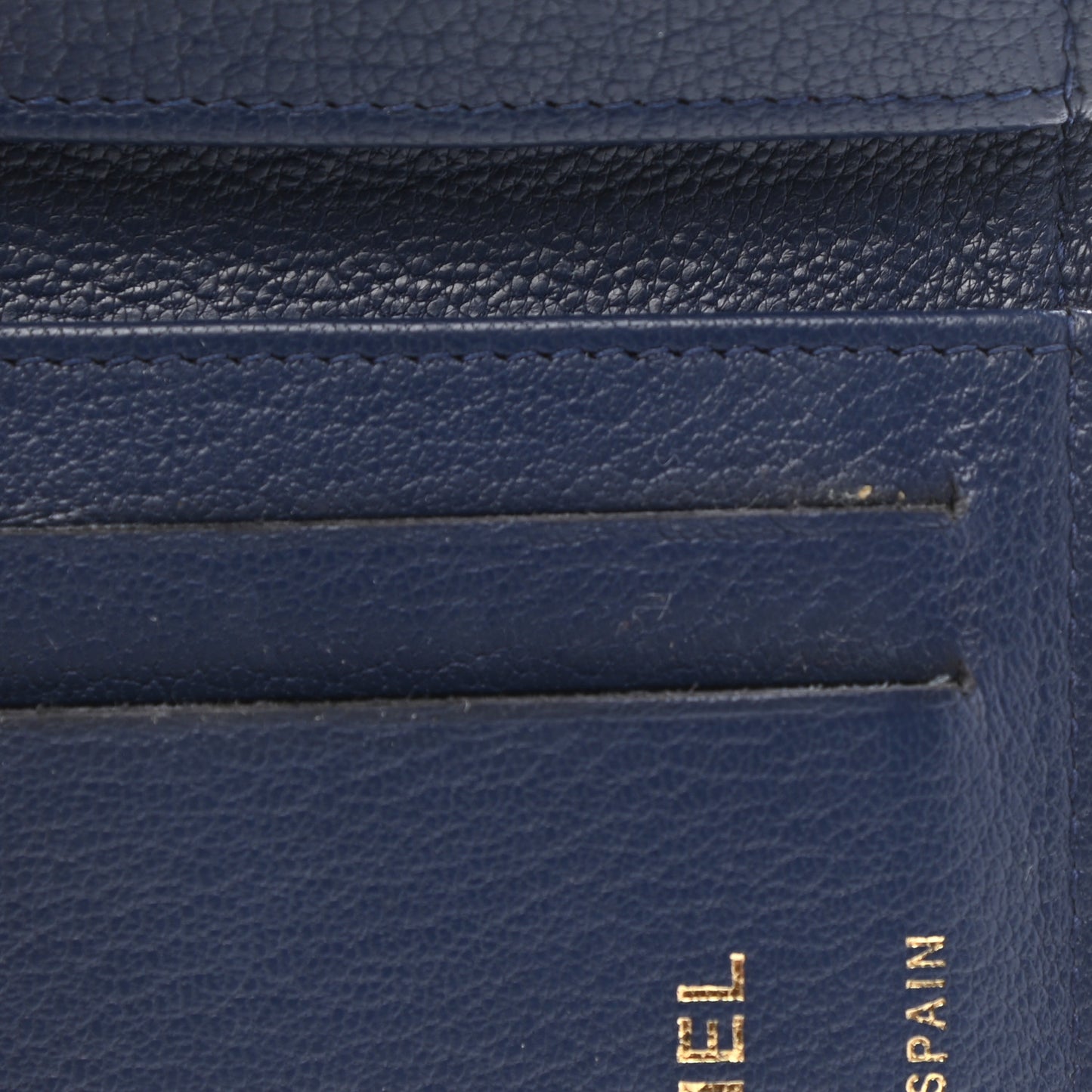 Lambskin Timeless CC Timeless Card Holder Wallet Navy