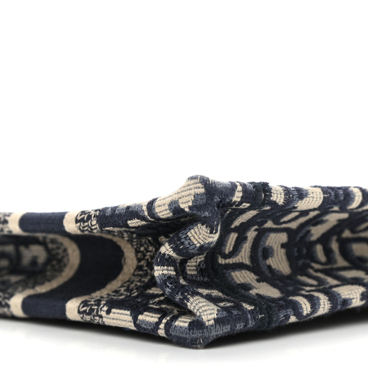 Christian Dior Oblique Mini Book Tote Blue Multicolor 8 of 10