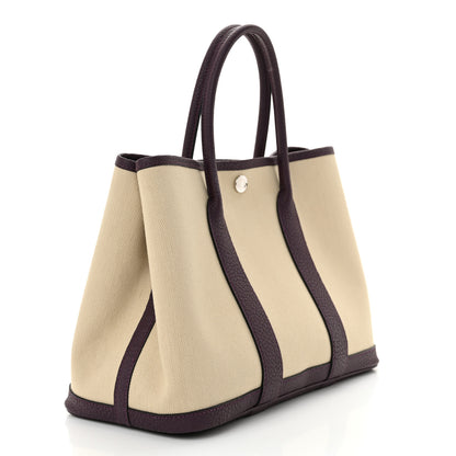 Hermes Toile Militaire Negonda Garden Party 30 TPM Beton Cassis 3 of 10