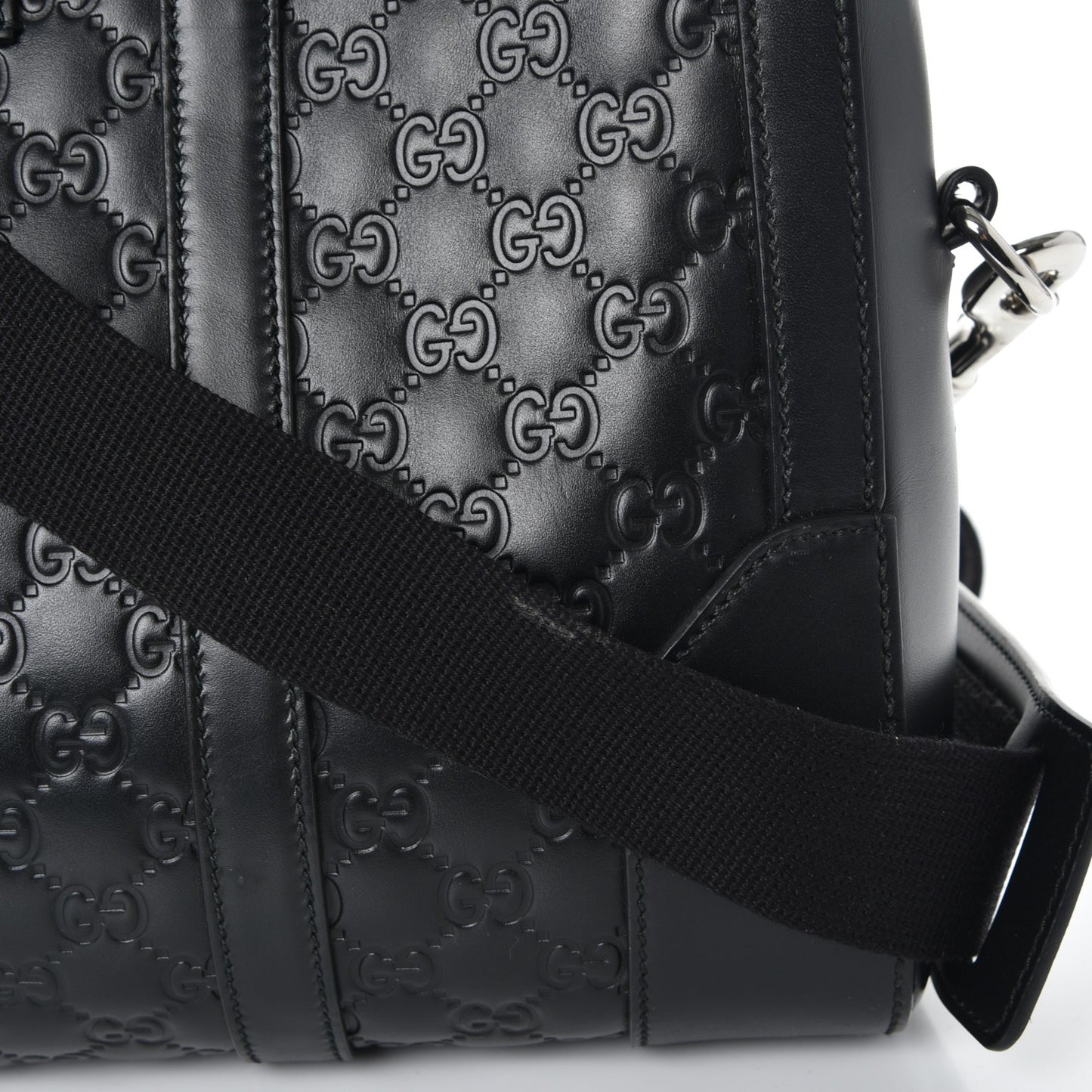 Guccissima Signature Briefcase Black