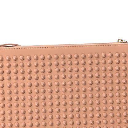 Christian Louboutin Calfskin Studded Loubiposh Chain Clutch Nude 10 of 11