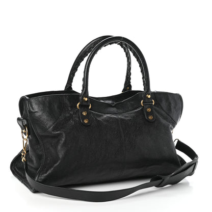 Balenciaga Agneau Classic Gold Hardware Part Time Black 3 of 9