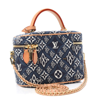 Louis Vuitton Jacquard Since 1854 Vanity PM Blue 3 of 10