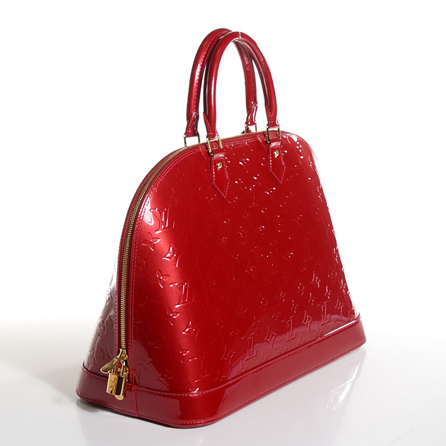 Louis Vuitton Vernis Alma GM Pomme D'Amour 3 of 14