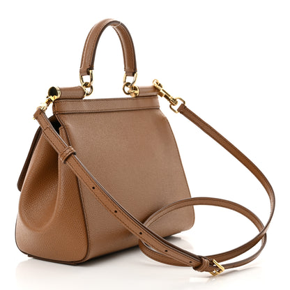 Dolce & Gabbana Dauphine Small Miss Sicily Satchel Caramello 3 of 11