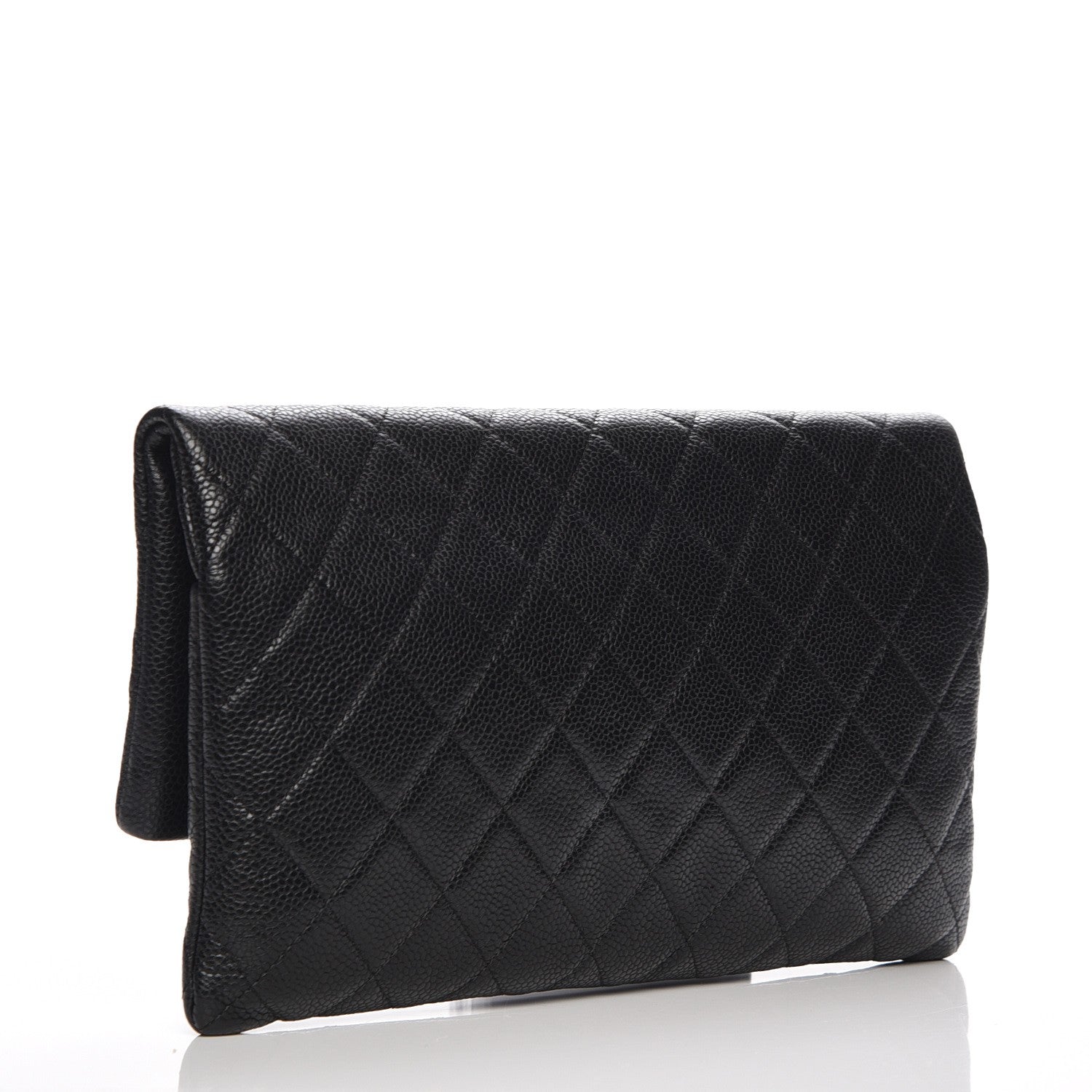 Chanel Caviar Quilted CC Beauty Clutch Black 4 of 8