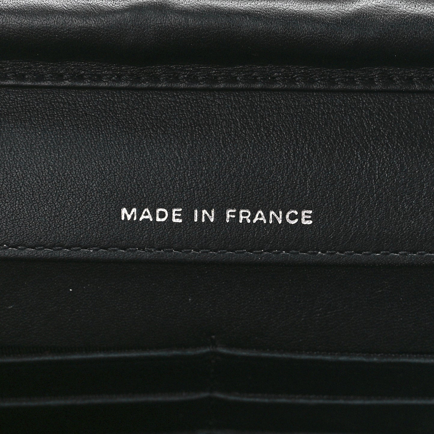 Patent Strass Wallet On Chain WOC Black