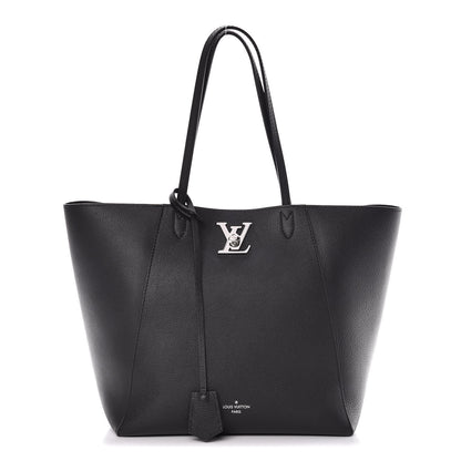 Louis Vuitton Calfskin Lockme Cabas Black 1 of 12