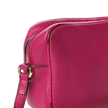 Gucci Cellarius Calfskin Small Soho Disco Bag Bright Bouganville 30 of 33