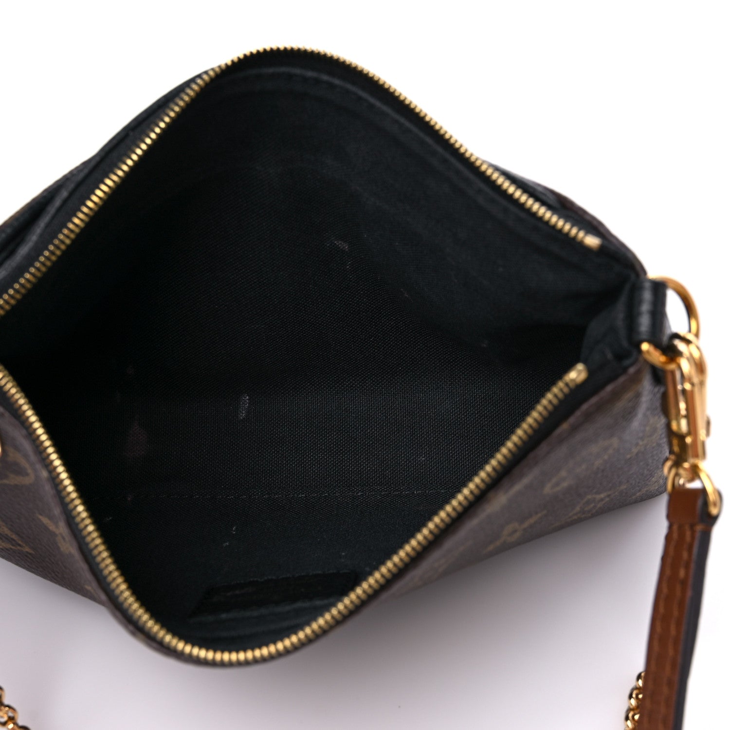 Louis Vuitton Monogram Pallas Clutch Black 5 of 12