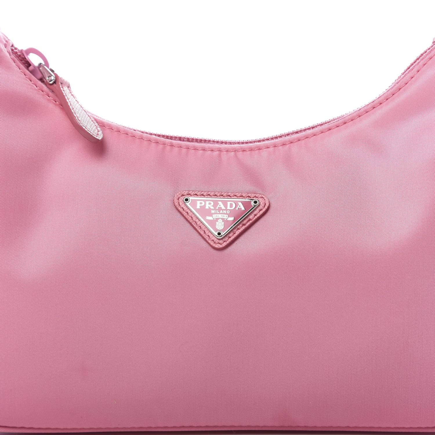 Prada Tessuto Nylon Mini Re-Edition 2000 Bag Begonia 9 of 9