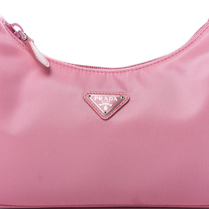 Prada Tessuto Nylon Mini Re-Edition 2000 Bag Begonia 9 of 9