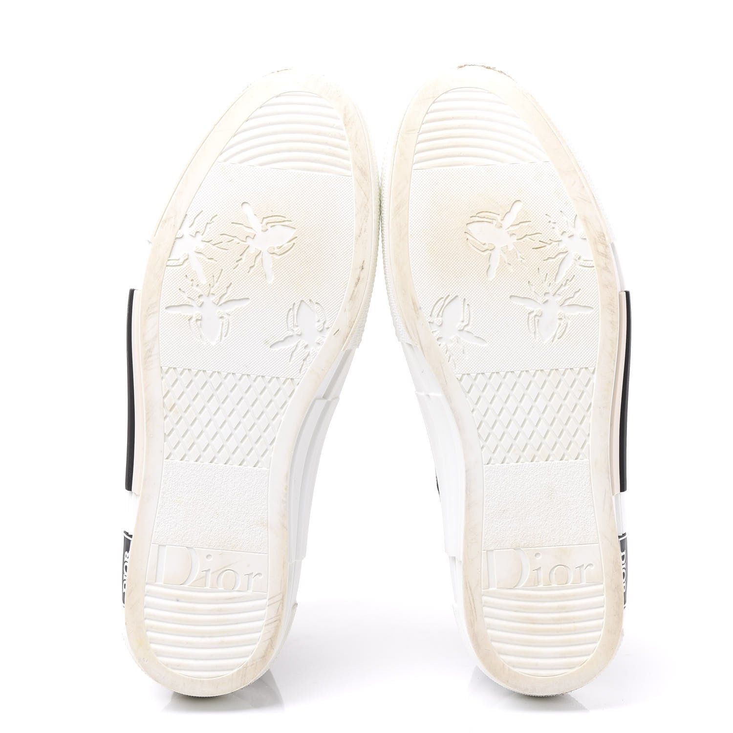 Christian Dior Canvas Leopard Print Mens B23 High Top Sneakers 43 White 5 of 9