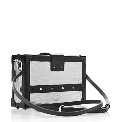 Louis Vuitton Epi Petite Malle Silver 3 of 10