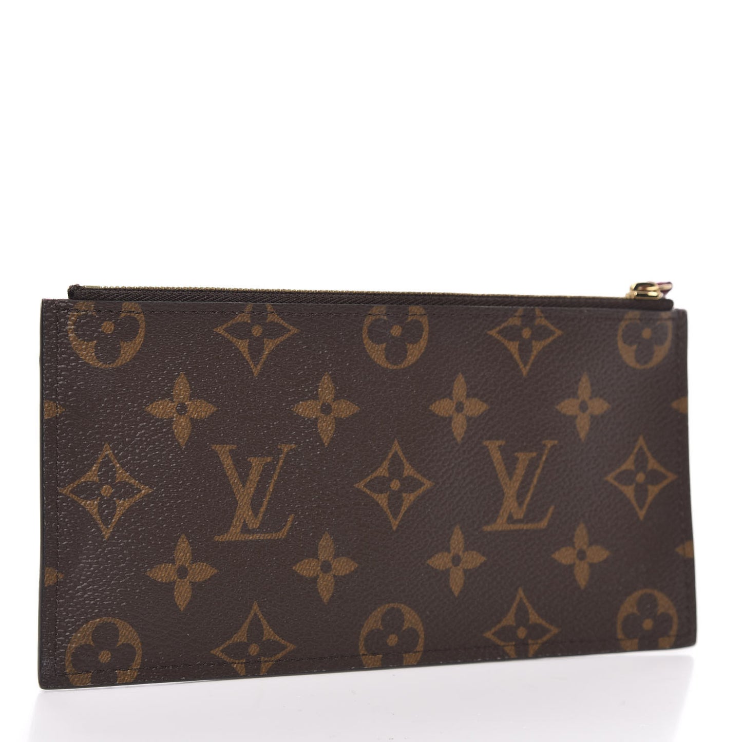 Monogram Felicie Chain Wallet Zippered Insert Fuchsia